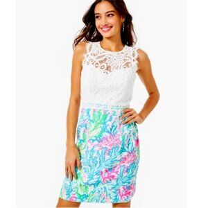 NWOT Lilly Pulitzer shift dress in Coral Bay Sz 6
